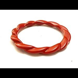 Vintage Jewelry - Vintage red plastic bangle bracelet Vintage Jewelry - Vintage red plastic bangle bracelet